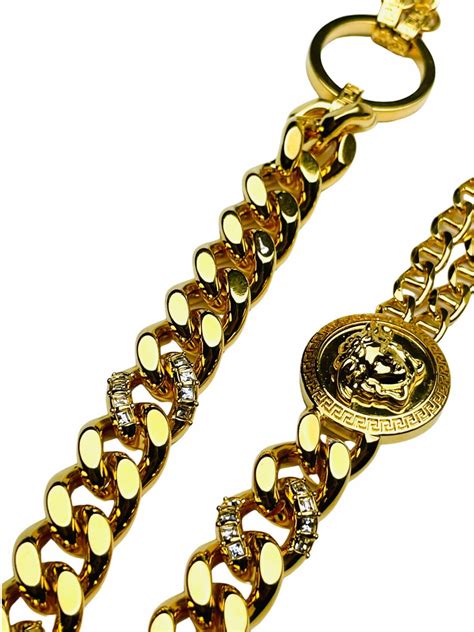 versace kette gold damen|Versace halsketten.